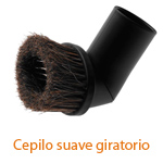 Cepillo suave giratorio