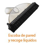 Escoba de pared y recoge líquidos