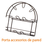 Porta accesorios de pared